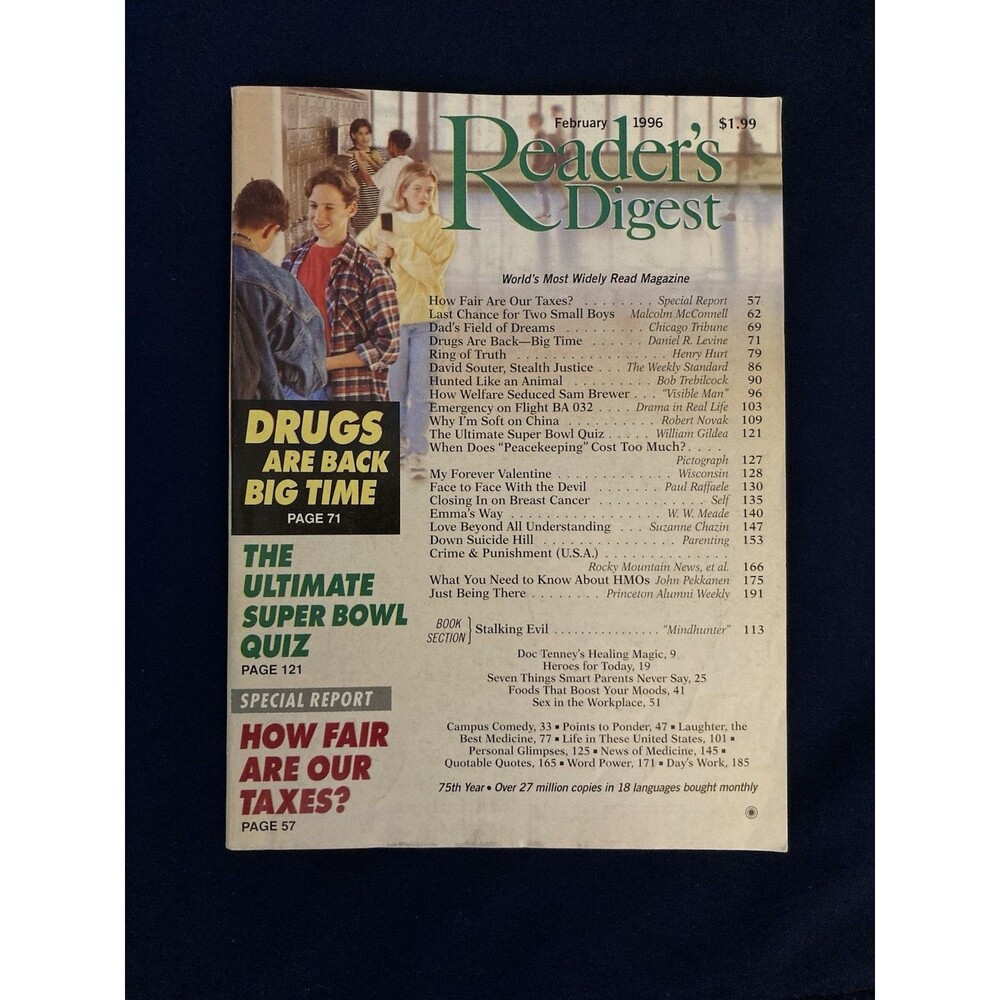 Vintage Reader’s Digest Magazine | February 1996